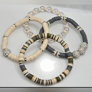 Hand Beaded Bracelet Stacks